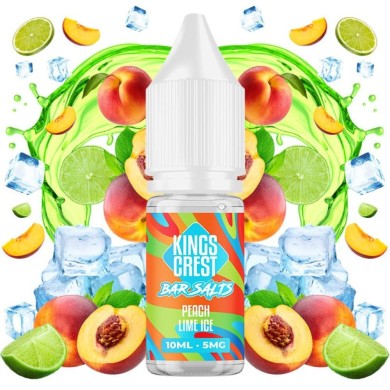 Peach Lime Ice 10ml - Kings Crest Bar Juice Bar Salts 20MG