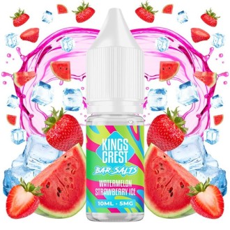 Watermelon Strawberry Ice 10ml - Kings Crest Bar Juice Bar Salts 20MG