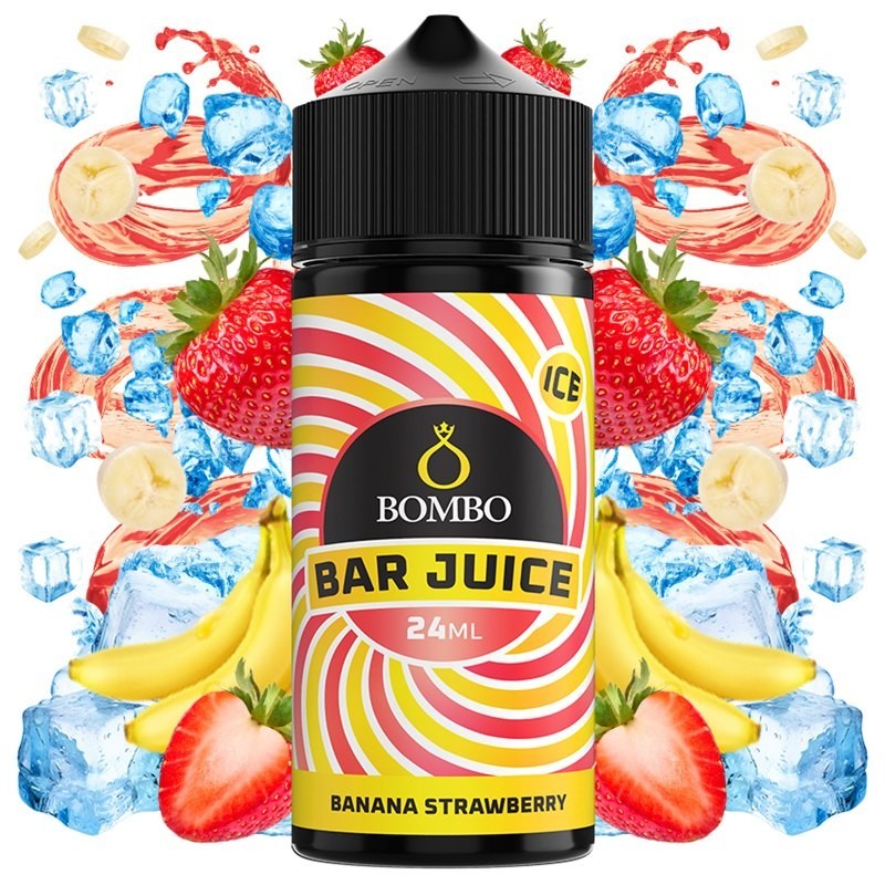 Aroma Banana Strawberry Ice 24ml/120 (Longfill) - Bombo Bar Juice