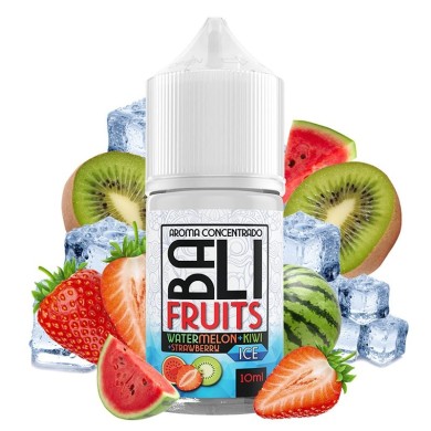 Aroma Watermelon + Kiwi + Strawberry Ice 10ml/30 (Longfill) - Bali Fruits by Kings Crest