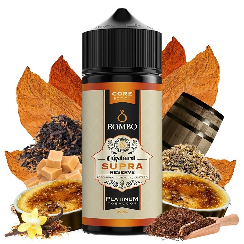 Aroma Custard Supra Reserve 20ml/120 (Longfill) - Platinum Tobaccos by Bombo Core Edition