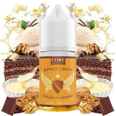 Aroma Don Juan Custard 10ml/30 (Longfill) - Kings Crest Core Edition