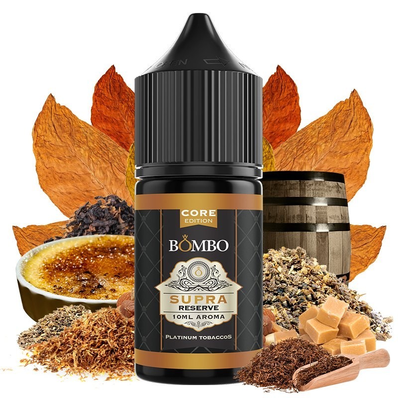 Aroma Supra Reserve 10ml/30 (Longfill) - Platinum Tobaccos by Bombo Core Edition