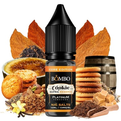 Cookie Supra Reserve 10ml - Platinum Tobaccos Nic Salts by Bombo Core Edition