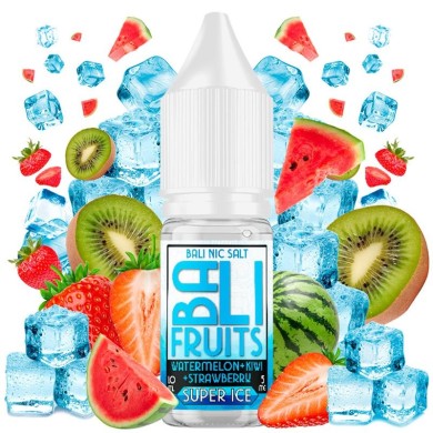 Watermelon + Kiwi + Strawberry Super Ice 10ml - Bali Fruits Salts by Kings Crest 20MG